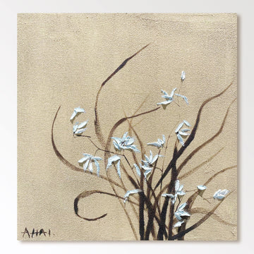 Abstrakt maleri "Växtens Elegans"