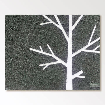 Abstrakt maleri "Árbol Silente"