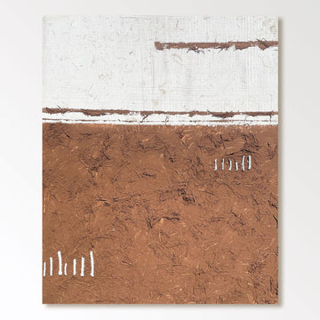 Abstract Painting "Tierra y Espacio”
