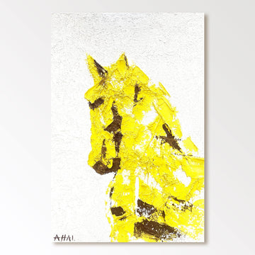 Abstract Painting "Guldet i Kraft”