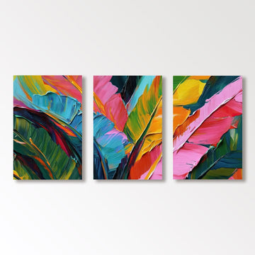 3D Textured Painting "Sueño Tropical"