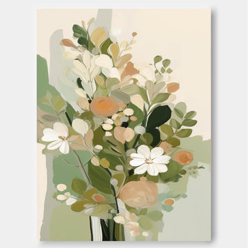 Blomsterlærredskunst #FL031