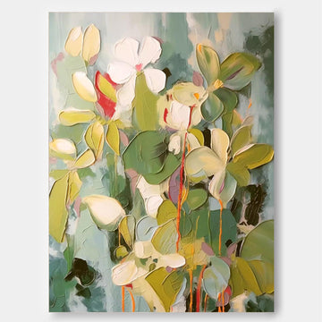 Blomsterlærredskunst #FL022