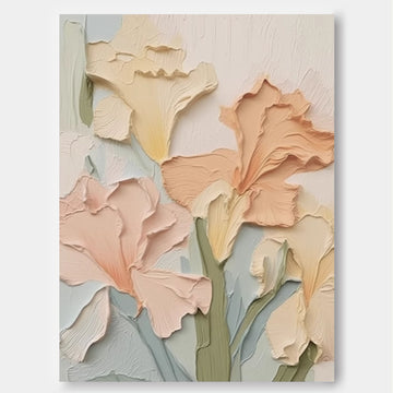 Blomsterlærredskunst #FL028