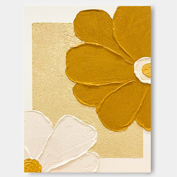Blomsterlærredskunst #FL004