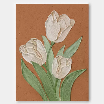 Blomsterlærredskunst #FL013