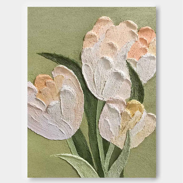 Blomsterlærredskunst #FL011