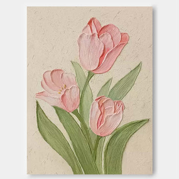 Blomsterlærredskunst #FL012
