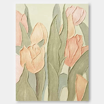 Blomsterlærredskunst #FL014