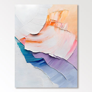 Abstrakt maleri "Armonía de Tintes"