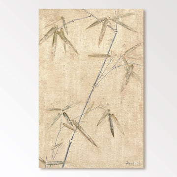 Abstract Painting "Bambuens Tystnad”