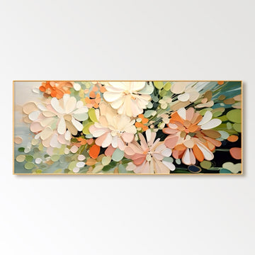 Abstract Painting "Blossoms of Reflection"