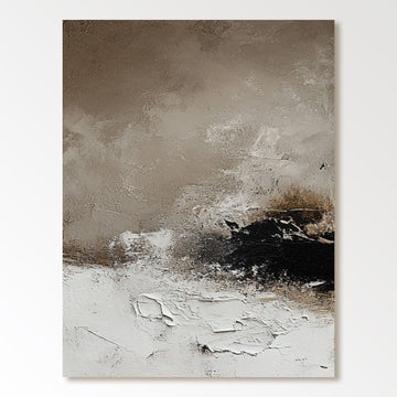 Abstrakt maleri "Brume Silencieuse"