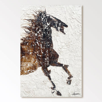Abstract Painting "Caballo Libre”