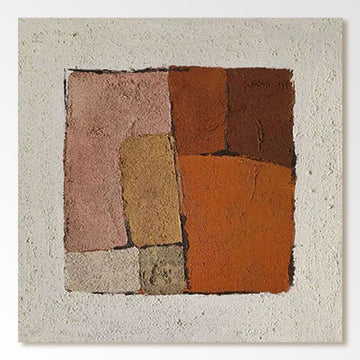 Abstrakt maleri "Krom"