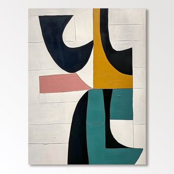 Abstract Painting "Coexistencia de Colores"