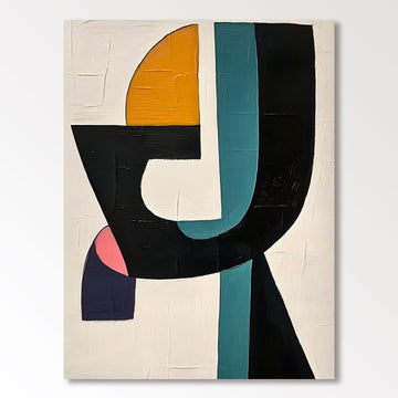 Abstrakt maleri "Contraste Sencillo"