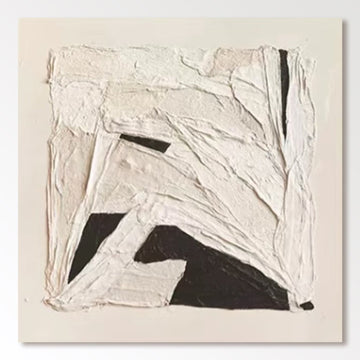 Abstrakt maleri "Contraste Silencioso"