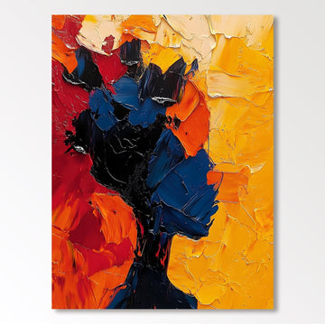 Abstract Painting "Contraste Vívido”