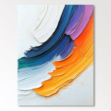 Abstract Painting "Corrientes de Color”