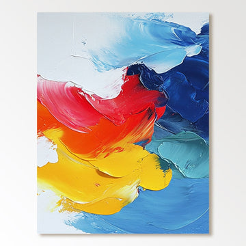 Abstract Painting "Danse du Temps"