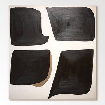 Abstract Painting "Echoes of Form"