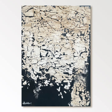 Abstract Painting "Esqueletos Rotos”
