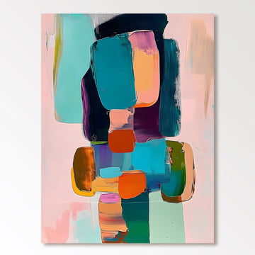 Abstract Painting "Farbblock Fantasie”