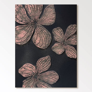 Abstrakt maleri "Fleur Nocturne"