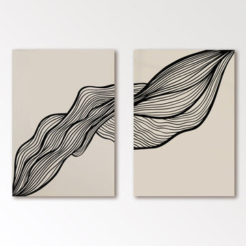 Abstract Painting "Flux Éthéré”