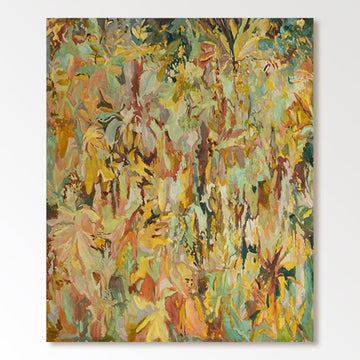 Abstract Painting "Forêt Dorée"