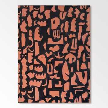 Abstract Painting "Formas Enigmáticas”