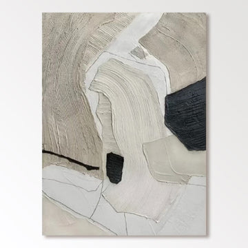 Abstract Painting "Formas Silenciosas”
