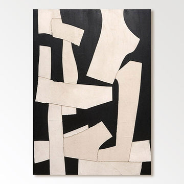 Abstract Painting "Fragmented Harmony"