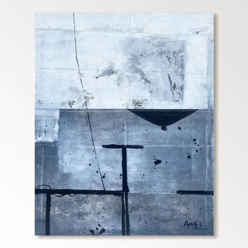 Abstract Painting "Fragmentos de Silencio”