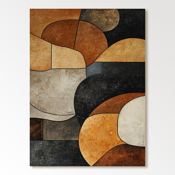 Abstract Painting "Fusion Éphémère"