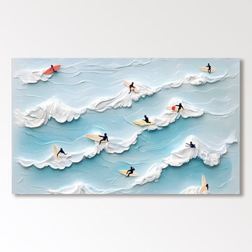 Abstract Painting "HarmoníaMarina"