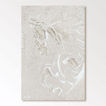 Abstract Painting "Hästens Andlighet”