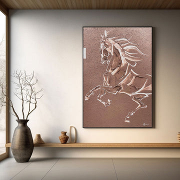 Abstract Painting "Hastens Frihet”