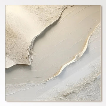 Abstrakt maleri "Les Rivages du Temps"