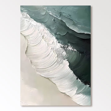 Abstrakt maleri "Meeres Flut"