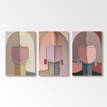 Abstrakt maleri "Mirada Vacía"
