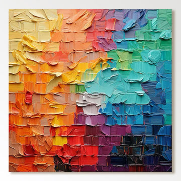 Abstract Painting "Mosaic of Life"