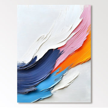 Abstraktes Gemälde „Ondas de Color“