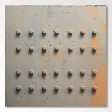 Abstract Painting "Puntos Metálicos”