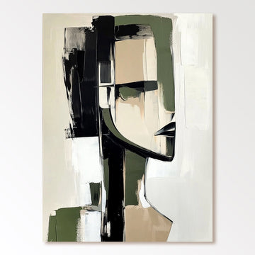 Abstrakt maleri "Reflet Brisé"