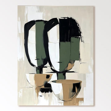 Abstract Painting "Reflet Perdu”