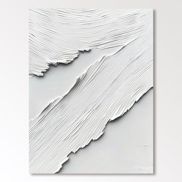 Abstract Painting "Ritmo Blanco”