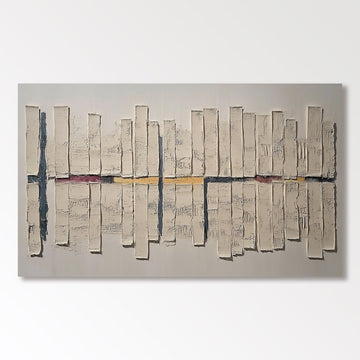 Abstrakt maleri "Ritmo de Puntos"