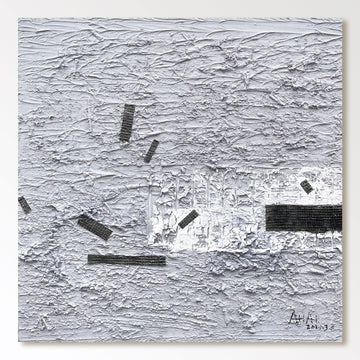 Abstrakt maleri "Ruinas del Tiempo"